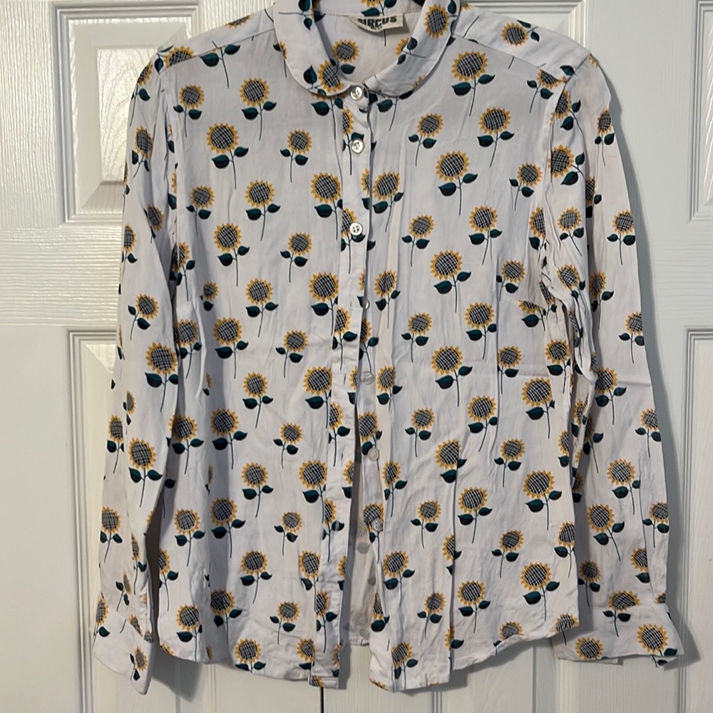 Circus Sunflower Button Down